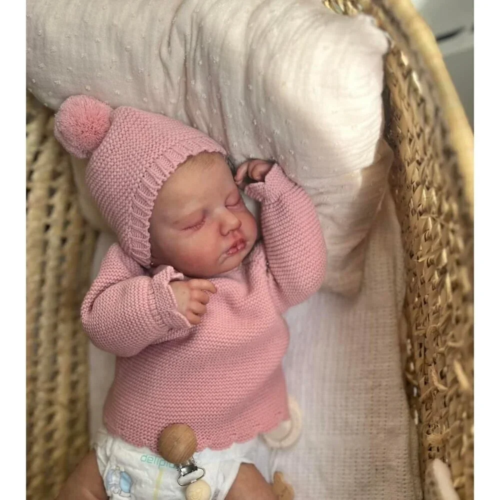 20Inch Realistic Baby Doll African American Reborn Babies Brown Farmhouse Doll